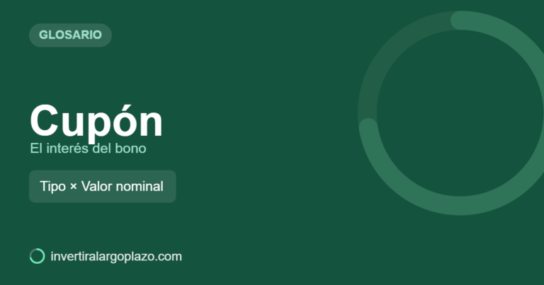 Cupón — Glosario de inversión