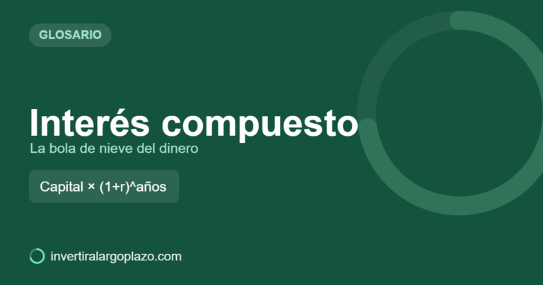 Interés compuesto — Glosario de inversión