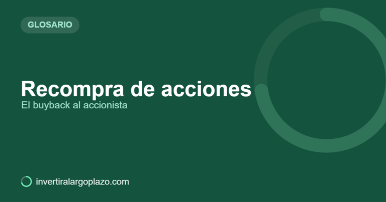 Recompra de acciones — Glosario de inversión